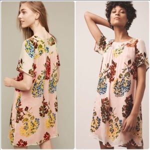 Anthropologie Maeve Flower Market Burnout Dress